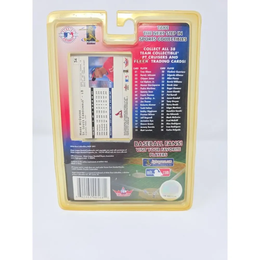 Lot 4 Fleer White Rose MLB Team Collectible Diecast Cars Sealed A-Rod McGwire
